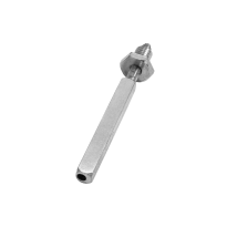 Wechselstift exentrisch fest/drehbar M10x25mm/8x8x75mm i.A. Türstärke 40mm