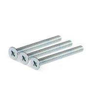 AG0288 Befestigungsset verzinkter Bolzen DIN965 3xM5x60 mm