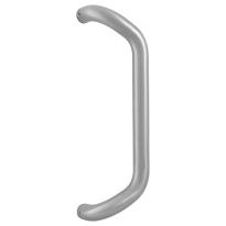 Stoßgriff gebogenes GPF03 25x325mm Edelstahl gebürstet