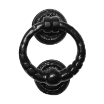 KP0846 schmiedeeisernen Türklopfer mit Ring