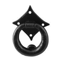 KP6058 schmiedeeisernen Türklopfer mit Ring