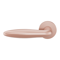 Türgriff auf Rosette Zigarrenmodell GPF135VRT2L lochteil links Blush