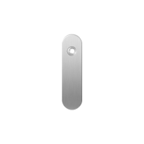 Kurze Schild GPF1100.10L blind linksdrehend edelstahl gebürstet