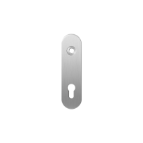 Kurze Schild GPF1100.10L PC72 linksdrehend edelstahl gebürstet