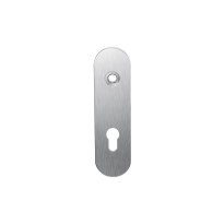 Kurze Schild GPF1100.10R PC72 rechtsdrehend edelstahl gebürstet
