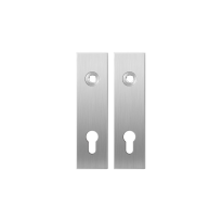 Kurze Schild GPF1100.15 PC72 edelstahl gebürstet