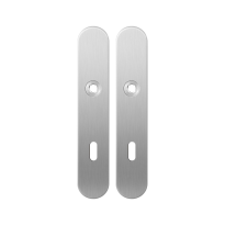 Langes Schild GPF1100.20 BB72 edelstahl gebürstet