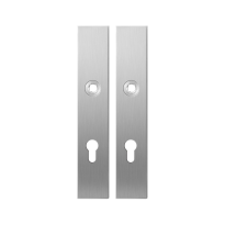 Langes Schild GPF1100.25 PC72 edelstahl gebürstet