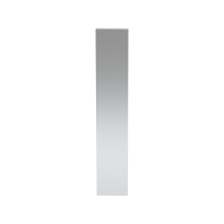 Langes Schild GPF1200.65L/R blind ohne Griffloch edelstahl poliert