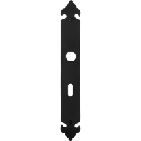 Langes Schild GPF6100.25L/R BB56 links-/rechtsdrehend Schmiedeeisen schwarz
