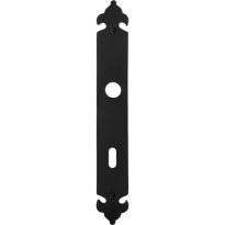 Langes Schild GPF6100.25L/R BB72 links-/rechtsdrehend Schmiedeeisen schwarz