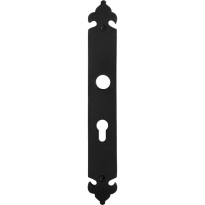 Langes Schild GPF6100.25L/R PC55 links-/rechtsdrehend Schmiedeeisen schwarz