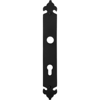 Langes Schild GPF6100.25L/R PC72 links-/rechtsdrehend Schmiedeeisen schwarz