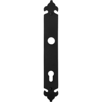 Langes Schild GPF6100.25L/R PC85 links-/rechtsdrehend Schmiedeeisen schwarz