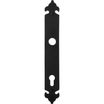 Langes Schild GPF6100.25L/R PC92 links-/rechtsdrehend Schmiedeeisen schwarz