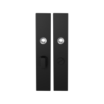 Langes Schild GPF8100.25 WC57/5 großes Knopf schwarz