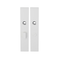 Langes Schild GPF8100.65 WC57/5 großes Knopf weiß