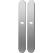 Langes Schild XL GPF1100.70 blind edelstahl gebürstet