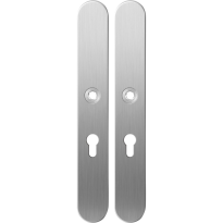Langes Schild XL GPF1100.70 PC55 edelstahl gebürstet