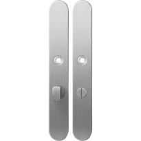 Langes Schild XL GPF1100.70 WC63/8 großes Knopf edelstahl gebürstet