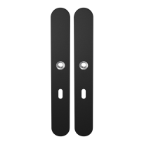 Langes Schild XL GPF8100.70 BB56 schwarz