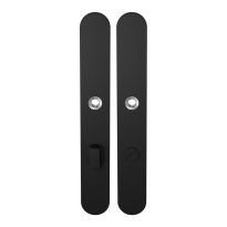 Langes Schild XL GPF8100.70 WC72/8 großes Knopf schwarz