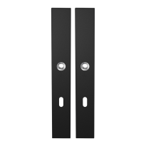 Langes Schild XL GPF8100.75 BB72 schwarz