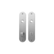 Platte Schild GPF1100.12 WC72/8 normales Knopf edelstahl gebürstet
