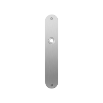 Platte Schild GPF1100.21L/R blind links-/rechtsdrehend edelstahl gebürstet