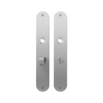 Platte Schild GPF1100.22 WC55/8 normales Knopf edelstahl gebürstet