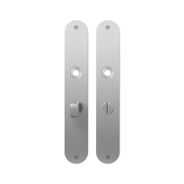 Platte Schild GPF1100.22 WC57/5 normales Knopf edelstahl gebürstet