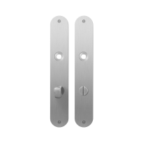 Platte Schild GPF1100.22 WC72/8 normales Knopf edelstahl gebürstet