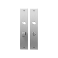 Platte Schild GPF1100.26 WC57/5 normales Knopf edelstahl gebürstet