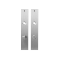 Platte Schild GPF1100.26 WC72/8 normales Knopf edelstahl gebürstet