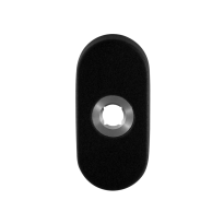 Rosette GPF8100.04R 70x32x10mm schwarz rechtsdrehend