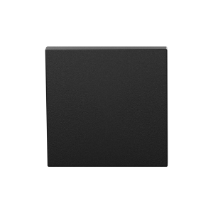 Blindrosette GPF199E 53x53x6,5 mm Schwarz