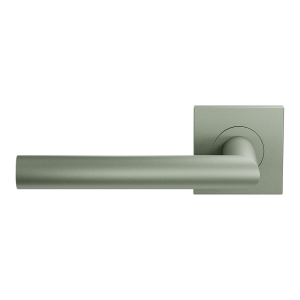 Deurkruk op rozet L-haaks model 19mm linkswijzend Clay 