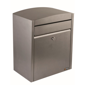 Briefkasten Edelstahl, 430x350x220 mm