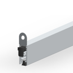 Türbodendichtung Brush Velourbürste Aluminium