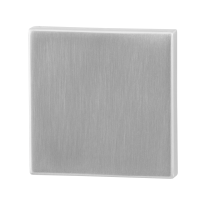 Blindrosette GPF0900.02 50x50x8mm Edelstahl gebürstet