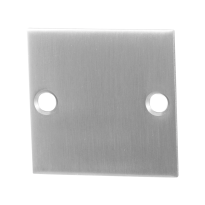 Blindrosette GPF0900.08 50x50x2mm Edelstahl gebürstet