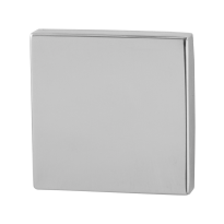 Blindrosette GPF0900.42 50x50x8mm Edelstahl poliert