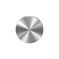 Blindrosette GPF0900VR 53x6mm Edelstahl gebürstet