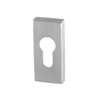 Zylinderrosette GPF0902.01 70x32x10mm Edelstahl gebürstet