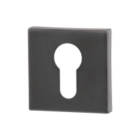 Zylinderrosette GPF0902.02P1 50x50x8mm PVD Anthrazit