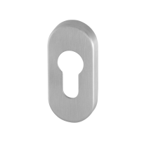Zylinderrosette GPF0902.04 70x32x10mm Edelstahl gebürstet