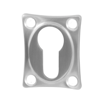 Zylinderrosette GPF0902.09 48x38x5mm Edelstahl gebürstet
