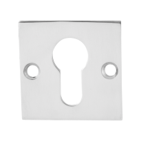 Zylinderrosette GPF0902.48 50x50x2mm Edelstahl poliert