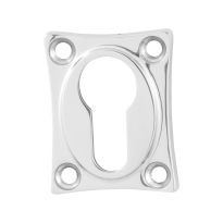 Zylinderrosette GPF0902.49 48x38x5mm Edelstahl poliert