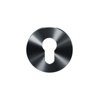 Zylinderrosette GPF0902VRP1 53x6mm PVD Anthrazit